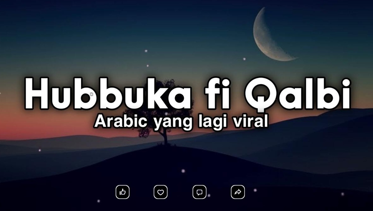 Lirik Lagu Hubbuka Fi Qalbi Lengkap Arab, Latin dan Terjemahannya