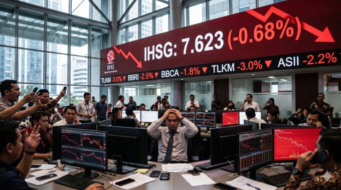 Ilustrasi pergerakan IHSG - Image by Gemini -