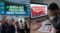 Indeks saham Asia EM reli rekor tertinggi! Rupiah justru anjlok ke Rp17.145 per Dolar AS