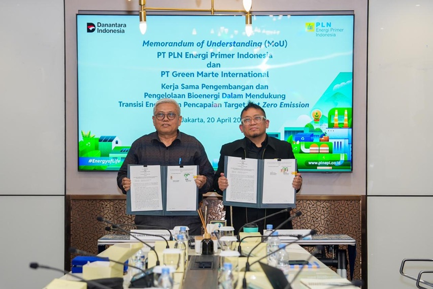 PLN EPI dan Green Marte resmi kerja sama olah 100 juta ton potensi sampah jadi energi biomassa dan biochar demi ketahanan energi nasional 2026.
