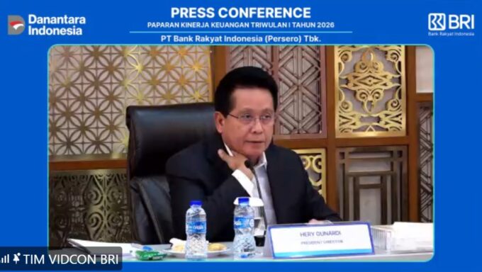 BRI catat laba Rp15,63 triliun di awal 2026, didorong kredit tumbuh dan pendapatan bunga yang tetap kuat.