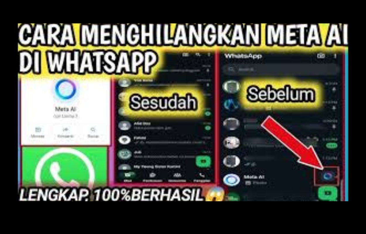 Meskipun tombol Meta AI kini tertanam di Whatsapp, Anda sebagai pengguna memiliki kekuatan untuk mengabaikannya atau membatasi jangkauannya.