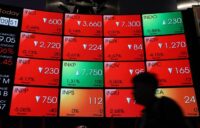 Indeks Harga Saham Gabungan (IHSG) mengalami penurunan tajam sebesar 3,08 persen ke level 6.396 pada penutupan perdagangan sesi I hari Selasa