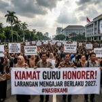 Larangan mengajar 2027 ditakutkan memicu krisis guru besar-besaran. Kebijakan ini terasa seperti "vonis mati" bagi karier guru honorer.