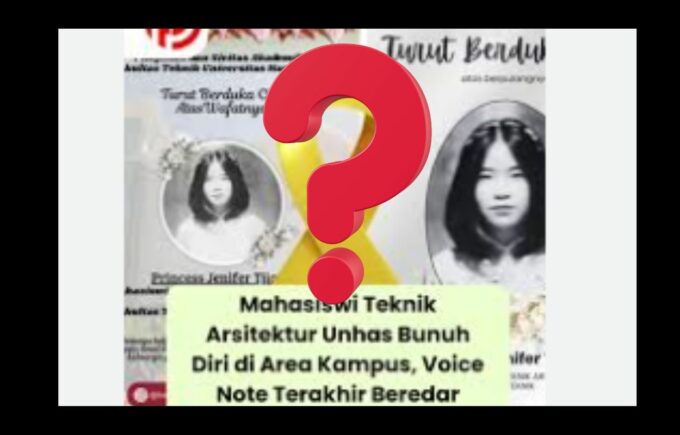 Pesan Princess Jenifer Tjiang viral, mahasiswi Universitas Hassanuddin Bandung yang nekat Bundir yang saat ini masih menjadi misteri.