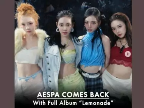 "Lemonade" , Aespa berhasil membuktikan bahwa mereka tidak hanya piawai membawakan lagu bernuansa futuristik kelam khas dunia virtual