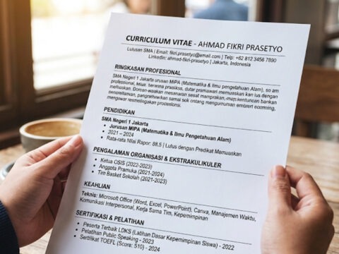 CV Lulusan SMA