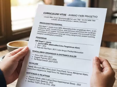 CV Lulusan SMA